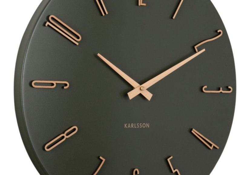 Dizajnové nástenné hodiny 6072GR Karlsson 40cm