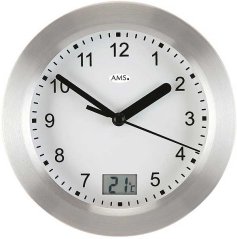 Kúpeľňové vlhkotesné hodiny AMS 9223