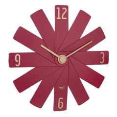 TFA 60.3020.05 - Designové nástěnné hodiny CLOCK IN THE BOX - červené