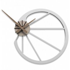 Dizajnové hodiny 10-118 CalleaDesign Snail 45cm (viac farebných verzií) Farba antracitová čierna-4