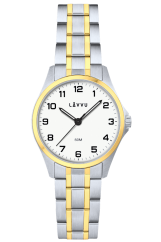 LAVVU Ocelové dámské hodinky GLIMT Silver-gold