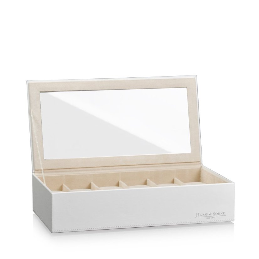 Kazeta na hodinky HEISSE & SÖHNE 70019-123.42 HS Mirage XL - horný modul pre 12 hodiniek - Creme