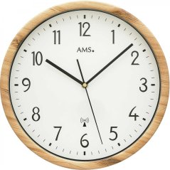 Nástěnné rádiem řízené hodiny AMS 5576