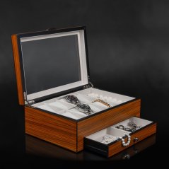 Kazeta na hodinky HEISSE & SÖHNE 70019-183 HS Phoenix 6+ Ebony