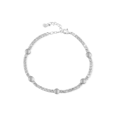 Stříbrný náramek JVD SVLB0580XH2BI18