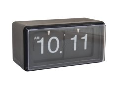 Designové nástěnné-stolní překlápěcí hodiny 6055BK Karlsson 20cm