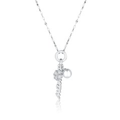 Stříbrný náhrdelník JVD SVLN0489X61BI45