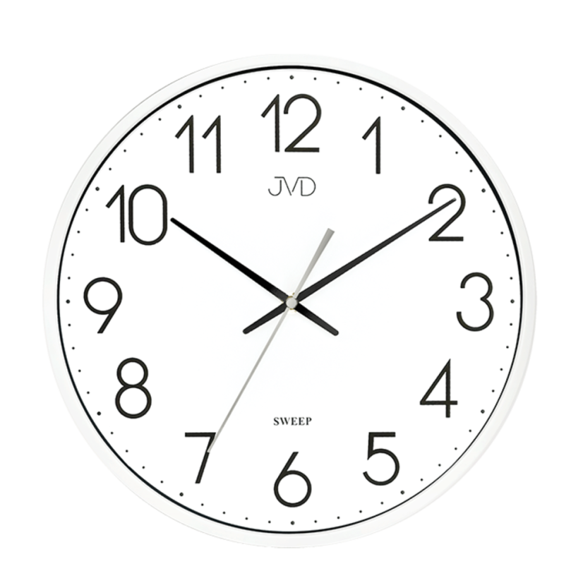 Nástenné hodiny s tichým chodom JVD HX8016.1