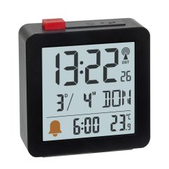 TFA 60.2566.01 - digitální DCF rádiem řízený budík