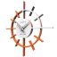 Dizajnové hodiny 10-018 CalleaDesign Crosshair 29cm (viac farebných verzií) Farba zelené jablko-76