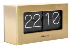 Dizajnové stolné preklápacie hodiny 5620GD Karlsson 21cm