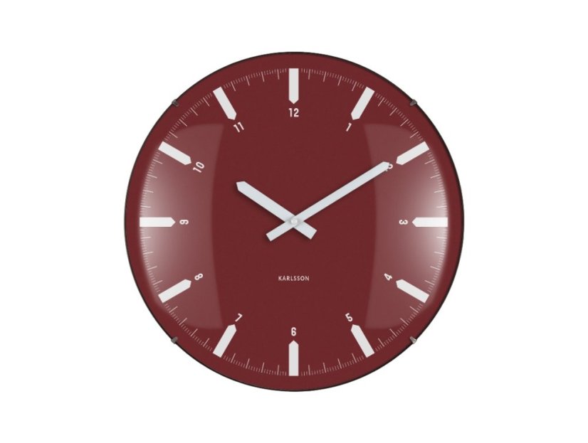 Dizajnové nástenné hodiny 6086RD Karlsson 35cm