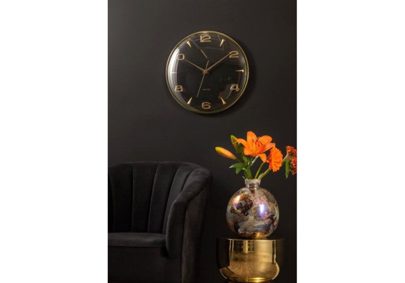 Dizajnové nástenné hodiny 6017BK Karlsson 40cm
