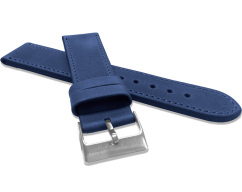 LAVVU Modrý prešitý remienok SPORT z luxusnej kože Top Grain - 24