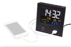 TFA 60.2020.01- Digitální budík s možností USB dobíjení  - MINI CHARGE