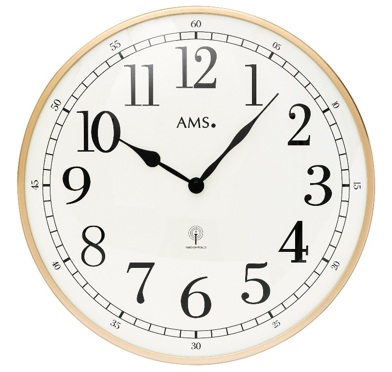 Nástěnné hodiny 5607 AMS řízené rádiovým signálem 40cm Nástěnné hodiny 5607 AMS řízené rádiovým signálem 40cm