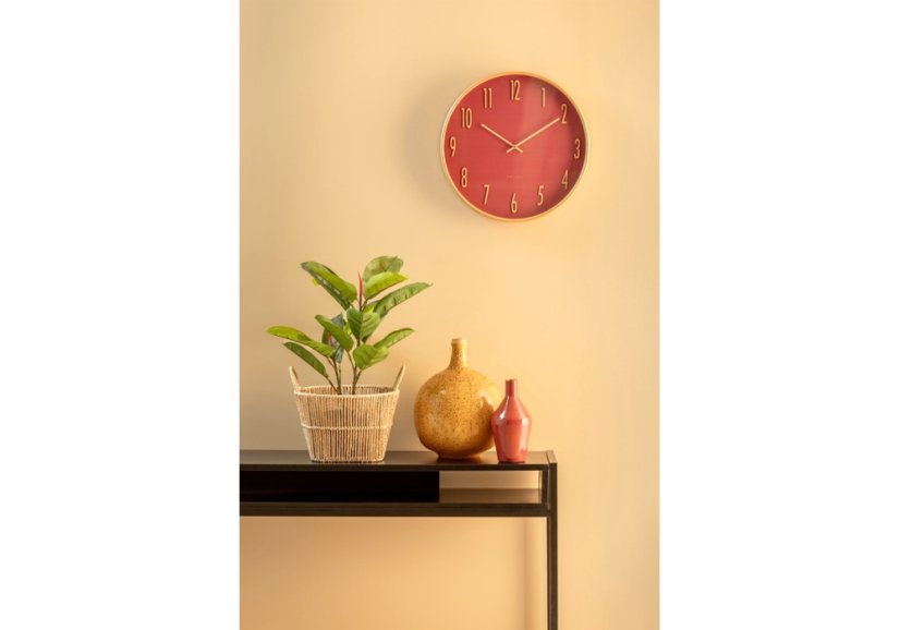 Dizajnové nástenné hodiny 5996RD Karlsson 40cm
