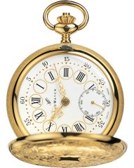 Kapesní hodinky Aerowatch Savonnettes Gold plated 55644 J501