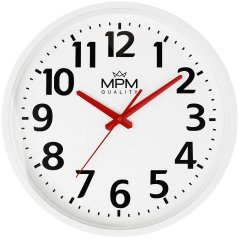 Nástenné hodiny s tichým chodom MPM Classic - A - E01.4205.0000