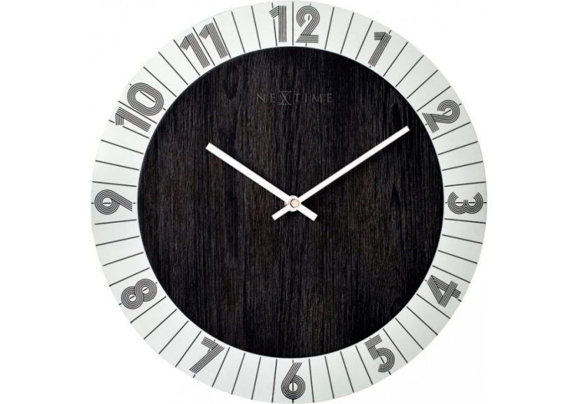 Dizajnové nástenné hodiny 3198zi Nextime Flare 35cm