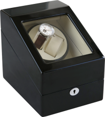 Naťahovač 2 ks hodiniek s úložným priestorom pre 3 ks - 024 Black wood display (5ks)
