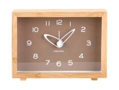 Dizajnové hodiny s budíkom 6034BR Karlsson 19cm