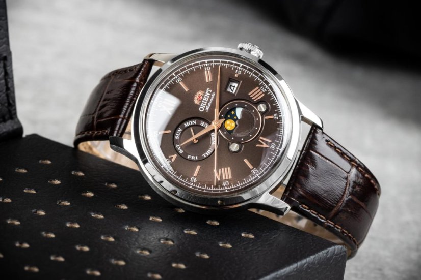 Orient Classic Bambino 2nd Generation Version9 Sun & Moon Automatic RA-AK0804Y30B