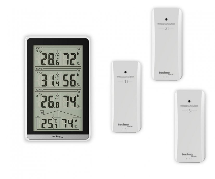 Digitální teploměr s vlhkoměrem WS 7060
