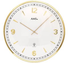 Nástěnné hodiny 5609 AMS řízené rádiovým signálem 40cm