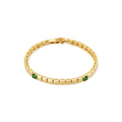 Pozlacený stříbrný náramek JVD SVLB0582XH2GZ19