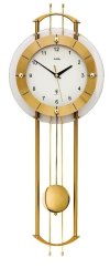 Luxusné kyvadlové nástenné hodiny 5257 AMS riadené rádiovým signálom 68cm