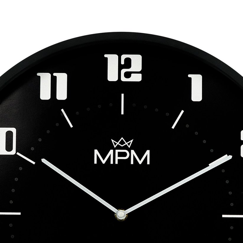 Nástěnné hodiny s tichým chodem MPM Retro Since 1993 - C - E01.4206.90