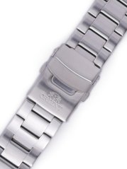Stříbrný ocelový náramek Orient KDEJVSS, překlápěcí spona (pro model FUNE3)