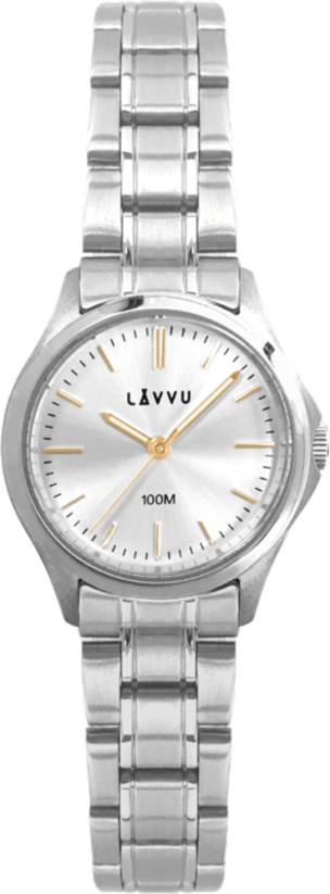 Dámské hodinky LAVVU ARENDAL Gold s vodotěsností 100M  LWL5022