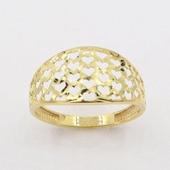 Zlatý prsten AZR2487, vel. 62, 1.6 g