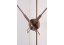 Designové nástěnné hodiny Nomon Barcelona Premium Gold 103cm