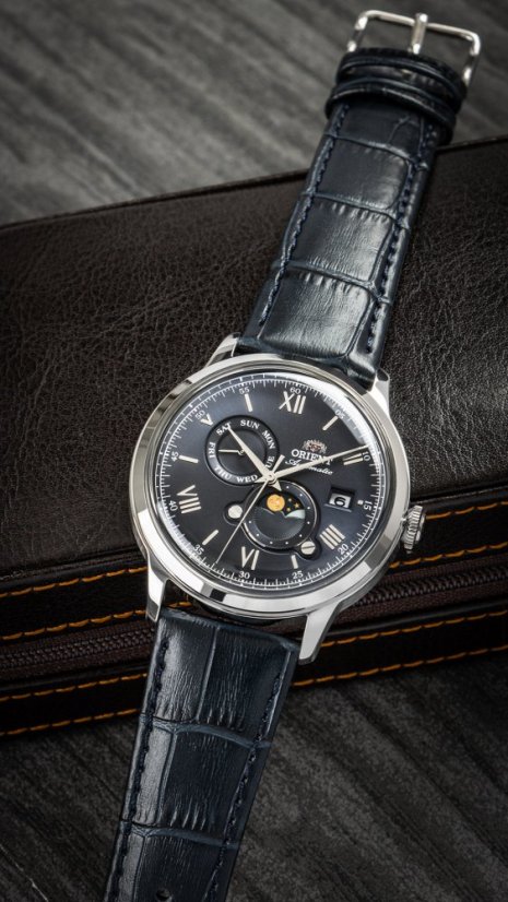 Orient Classic Bambino 2nd Generation Version9 Sun & Moon Automatic RA-AK0806L30B Limited Edition 9500pcs