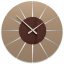 Dizajnové hodiny 10-212 CalleaDesign Extreme M 60cm (viac farebných variantov) Farba terracotta(tehlová)-24 Dyha zebrano - 87