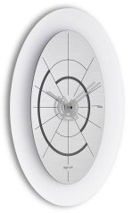 Dizajnové nástenné hodiny I560M chrome IncantesimoDesign 45cm