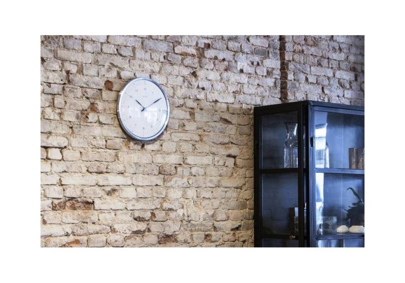 Dizajnové nástenné hodiny 3243wi Nextime 60 minutes 33cm