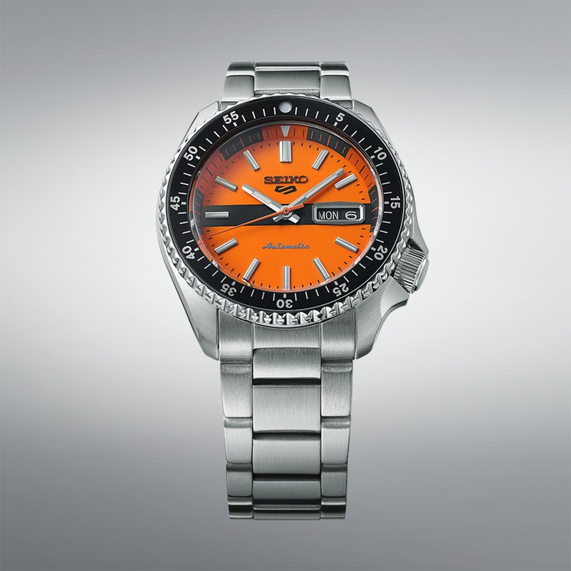 Seiko SRPK11K1 The ‘New Double Hurricane’ Seiko 5 Sports Retro Colour Collection