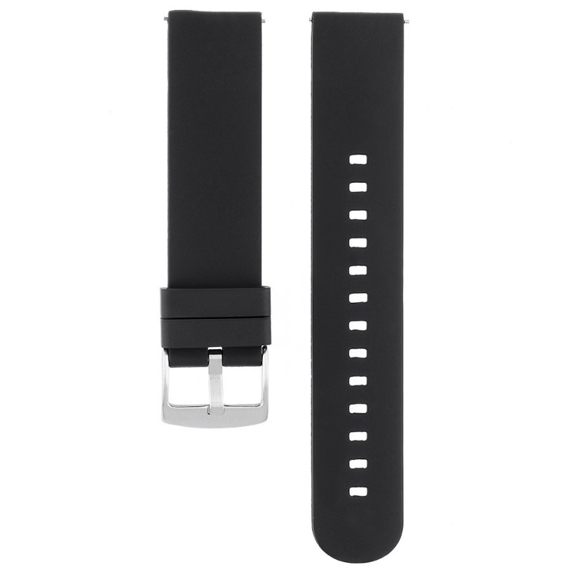 Silikónový remienok na hodinky PRIM RJ.15347 (18 mm) - čierny - RJ.15347.1818.9090.L