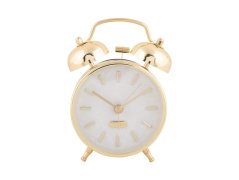 Designový budík 6009GD Karlsson 12cm