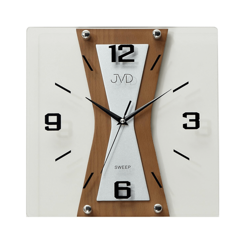 Dřevěné hodiny s tichým chodem JVD NS17010/41