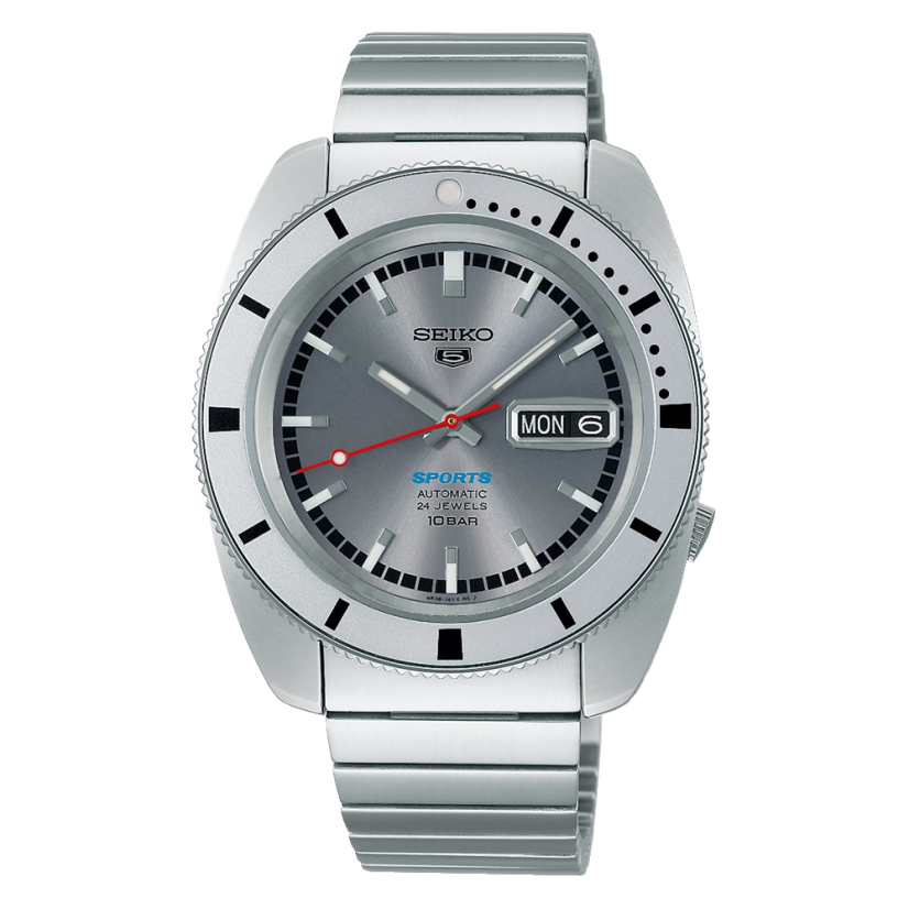 Seiko SRPL03K1 Seiko 5 Sports ‘Ash blue’ 1968 Recreation Limited Edition