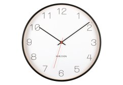 Dizajnové nástenné hodiny 5926BK Karlsson 40cm
