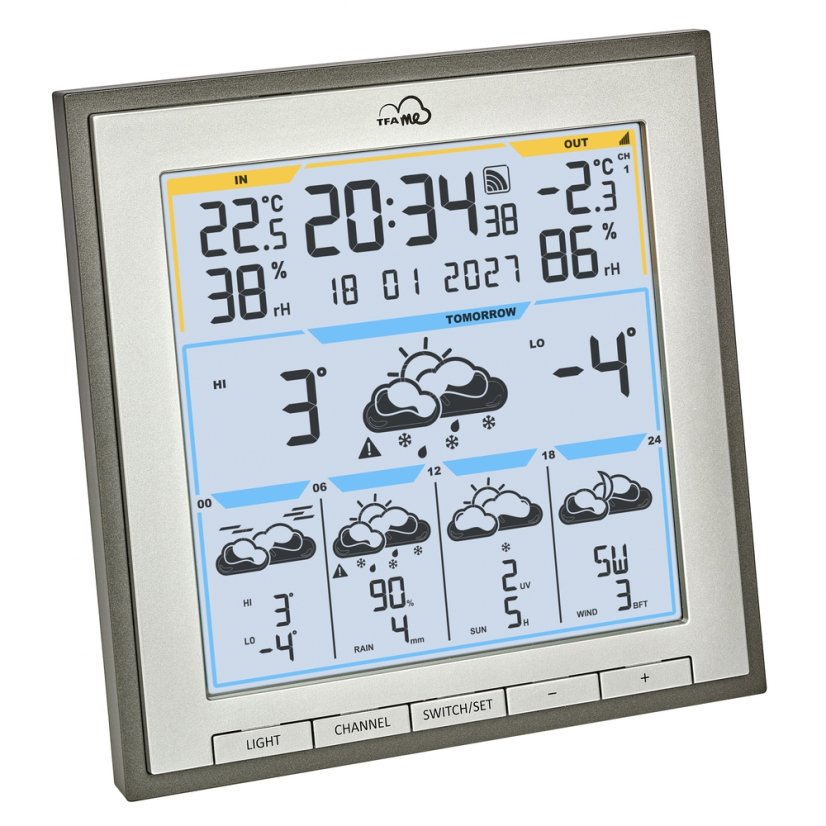 TFA 35.8105.10 - Bezdrôtová WiFi meteostanica s múdrou predpoveďou TFA.me ID-08