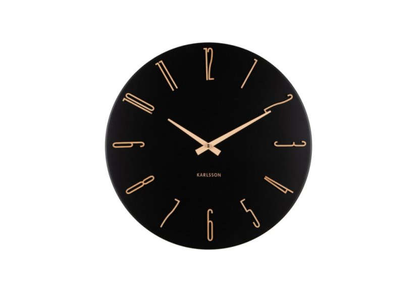 Dizajnové nástenné hodiny 6072BK Karlsson 40cm