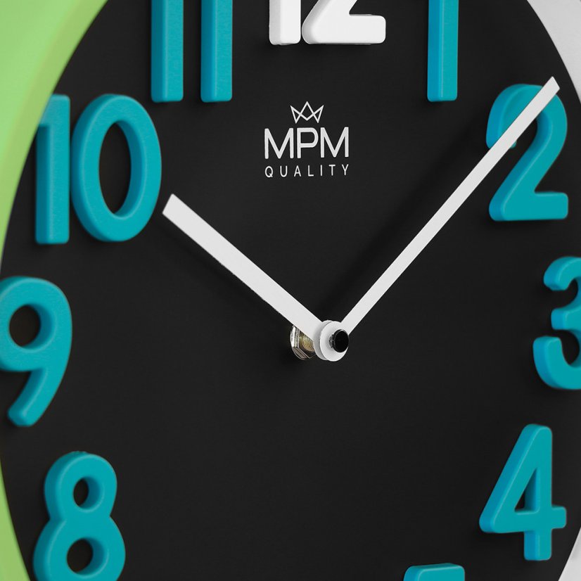 Nástenné hodiny s tichým chodom MPM Meridi - B - E01.4504.40