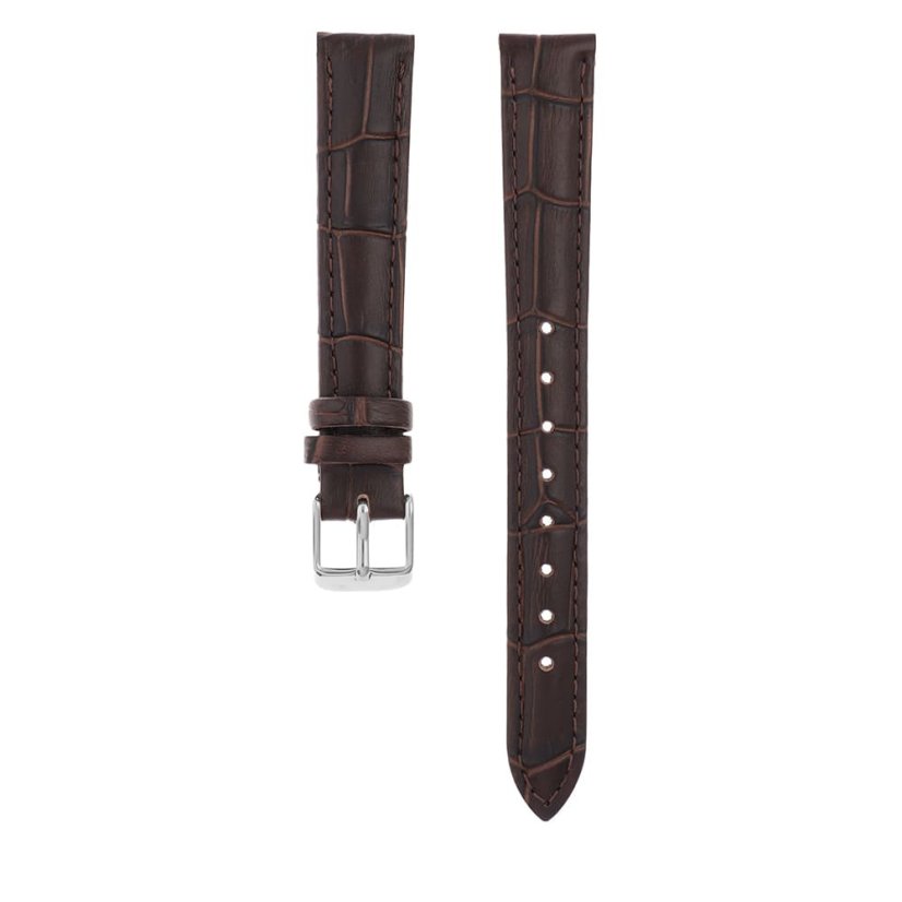 Kožený remienok na hodinky PRIM Kožený remienok na hodinky PRIM RB.15874 (14 mm) - tmavo hnedý - RB.15874.1412.5252.L